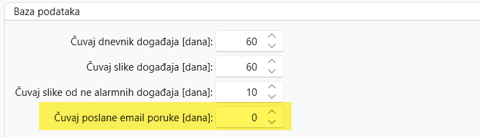 Čuvanje email poruka
